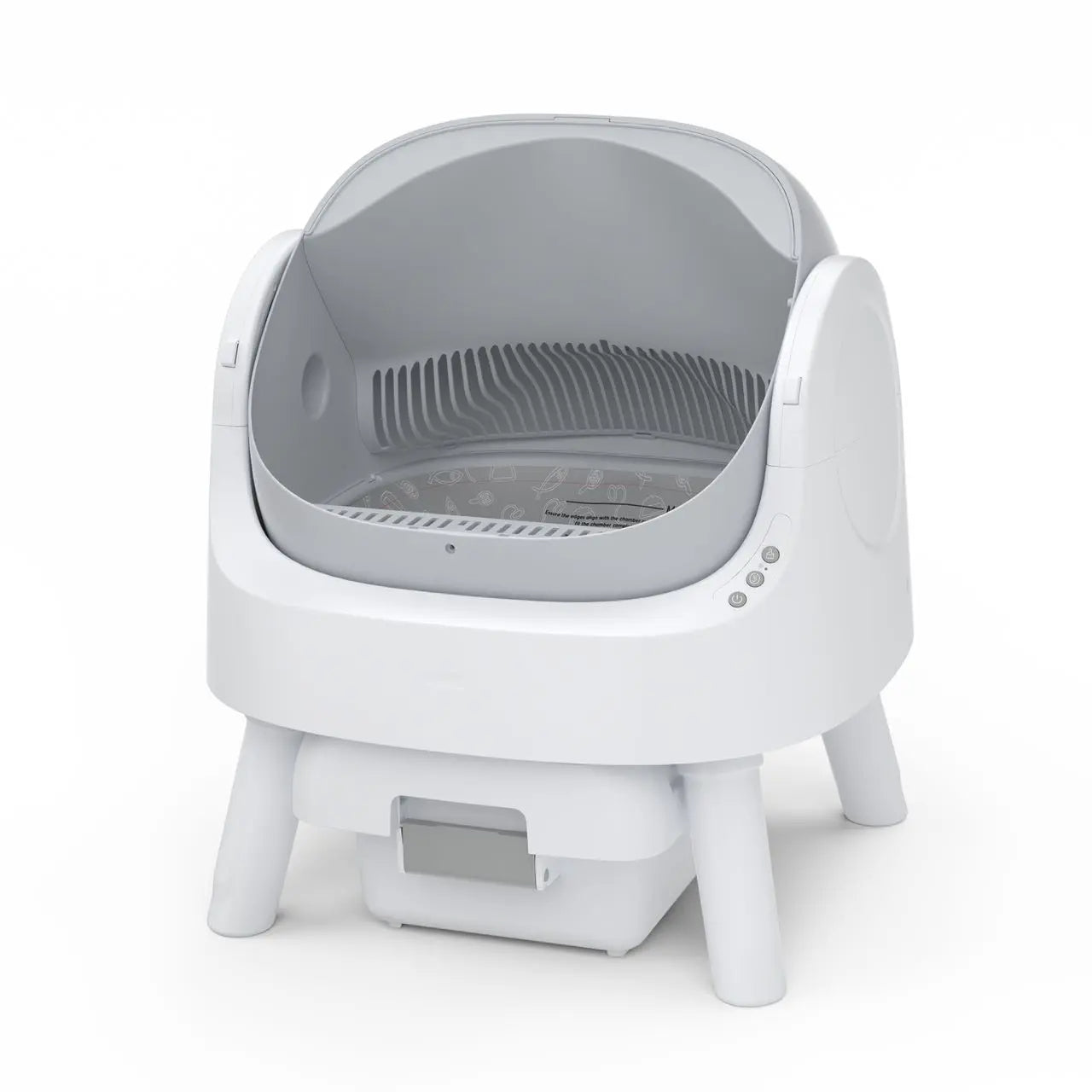 Open Top Automatic Self Cleaning Litter Box for Multiple Cats