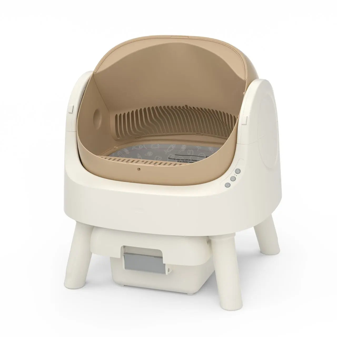Open Top Automatic Self Cleaning Litter Box for Multiple Cats